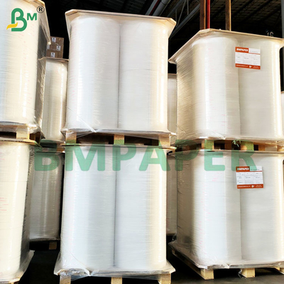 22-53mm White Food Safe Straw Packaging Kraft Paper Rolls có thể in
