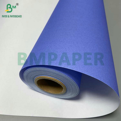 610mm x 50m A0 A1 80GSM Màu tím màu xanh dương CAD Plotter Paper Roll