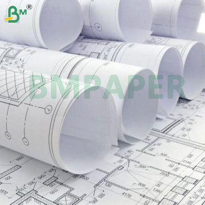 BMPAPER Bảng giấy dạng rộng 24" x 500" Rolls Bond Engineering 20lb 3" Core