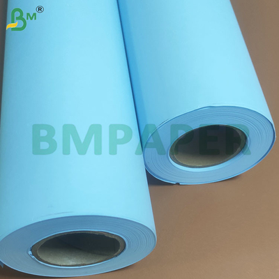 20lb kỹ thuật hai mặt màu xanh Plotter giấy cuộn 610mm X 100m