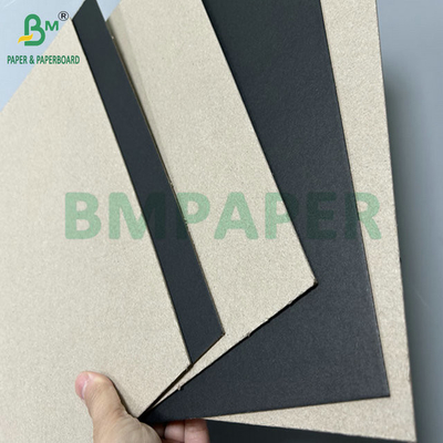 2mm 3mm Laminated Black Paperboard Grey Back For Rigid Hộp gói 950 x 1300mm
