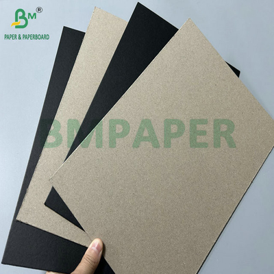 2mm 3mm Laminated Black Paperboard Grey Back For Rigid Hộp gói 950 x 1300mm