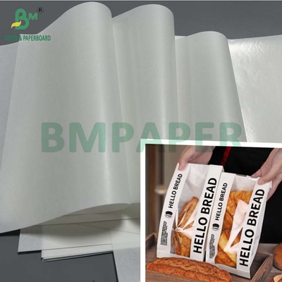 11 x 14 " 45g 50g phủ 1 mặt MG giấy kraft trắng cho gói bánh mì