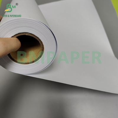20LB giấy bón màu trắng Inkjet để làm cho kỹ thuật vẽ Plotter Roll