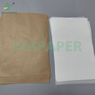 40gm giấy dầu silicone làm bánh màu nâu chống dầu và chống nước