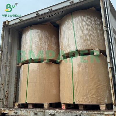 120gm Độ bền kéo cao 100% Bạch Kraft giấy để làm túi treo