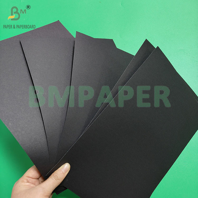110gm 180gm Hộp giấy màu đen bọc hai mặt để làm giấy gấp thủ công