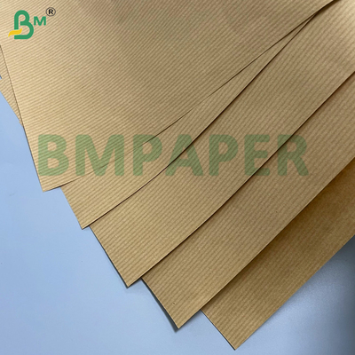 60gsm Nhạt màu nâu Kraft Gift Wrap Một mặt bóng kết thúc Sức bền cao