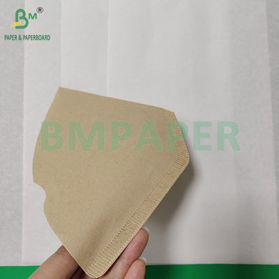 50gm gỗ bột tẩy trắng và không tẩy trắng giấy lọc cà phê cấp độ thực phẩm 328mm