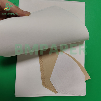 50gm gỗ bột tẩy trắng và không tẩy trắng giấy lọc cà phê cấp độ thực phẩm 328mm