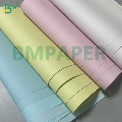 60gm vàng / xanh / hồng giấy sao chép không carbon CB / CFB / CF cuộn 20lb với hình ảnh màu đen