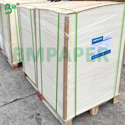 80GSM 90GSM giấy kraft màu trắng cho túi cứng cao chống nước mắt an toàn thực phẩm giấy gỗ đầy đủ