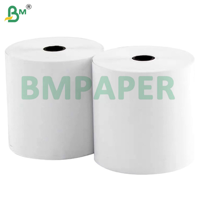 55g nhãn hiệu giấy fax nhiệt 60um giấy trắng sổ ghi nhận giấy trong cuộn