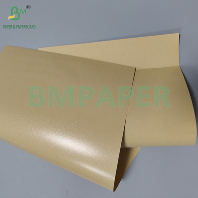 120gm Một mặt PE phủ bọc thực phẩm Bao bì giấy kraft màu nâu