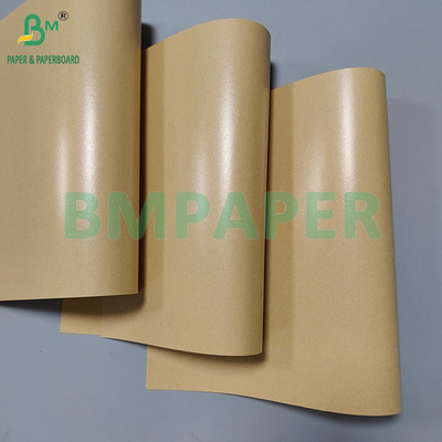 120gm Một mặt PE phủ bọc thực phẩm Bao bì giấy kraft màu nâu