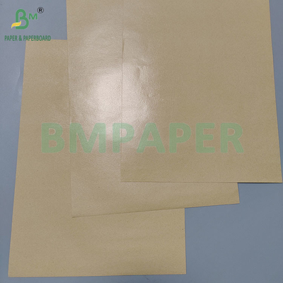 120gm Một mặt PE phủ bọc thực phẩm Bao bì giấy kraft màu nâu
