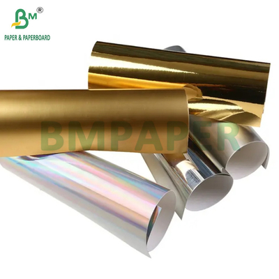 Giấy bìa FBB tráng kim màu Vàng Bạc 450gsm cho Hộp trang sức A4 A3
