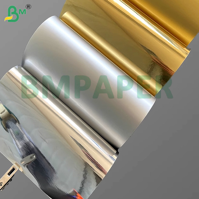Giấy bìa kim loại màu bạc vàng có độ cứng cao, chịu gấp nếp tốt 80gsm 90gsm dùng cho hộp quà tặng, bao bì cao cấp