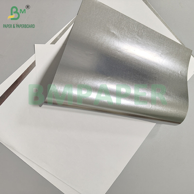 55gm 70gm Slice Paper Back White Metallic Paper Bao bì thuốc lá và trà