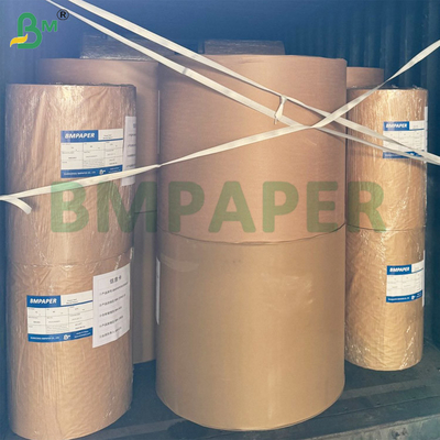 Giấy in nhiệt không chứa BPA 55gsm dạng cuộn lớn màu tự nhiên / trắng sáng 790mm 860mm