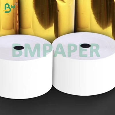 48g 55g Phân tích môi trường Bảng đăng ký màu trắng cao Bảng giấy nhận giấy Cuộn giấy nhiệt cho biên lai bán lẻ