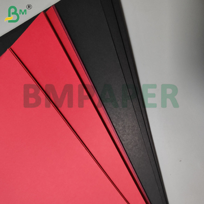 Giấy bìa cứng màu đen đỏ 250gsm 300gsm dùng cho hộp quà tặng, độ cứng cao