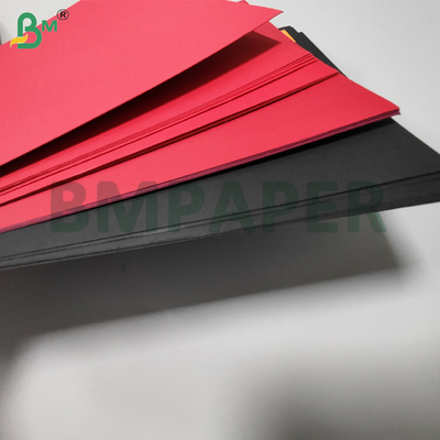 Giấy bìa cứng màu đen đỏ 250gsm 300gsm dùng cho hộp quà tặng, độ cứng cao