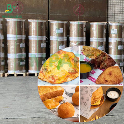 30 gram 35 gram 40 gram giấy sáp màu trắng MG chống dầu trong cuộn cho gói Deli
