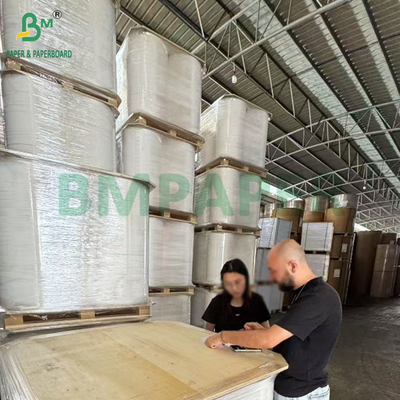 26grs giấy trắng thông thường chất lượng thực phẩm cuộn giấy để bọc ống hút dùng một lần