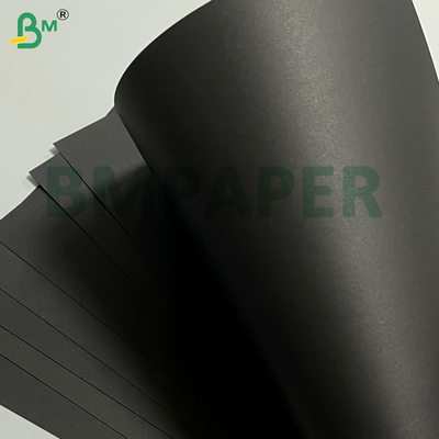 80gsm Wood Pulp Double Side Black DIY Luxury Packaging Kraft Paper