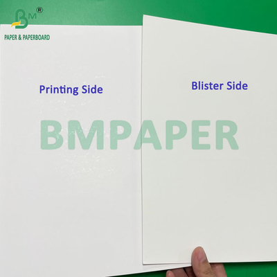 16PT 18PT 20PT Thermoformed White Blister Cardboard For Clamshell Packing
