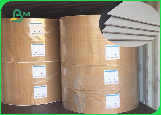 Ván dăm tái chế 800GSM không phủ toàn bộ màu xám với FSC cho bìa Binder