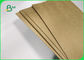 Virgin Pulp Style Brown Kraft liner Paper Roll High Hold Endurance Gift Wrapping