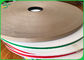 Giấy cuộn thực phẩm Giấy màu đen / xanh lá cây rắn 15MM Chiều rộng khe giấy kraft cho vật liệu rơm