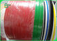 Giấy kraft xanh / đỏ đồng bằng sinh thái 60gsm cho ống hút giấy