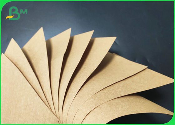 135gm 400gm Lốp giấy Kraft màu nâu tái chế để đóng gói thực phẩm