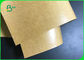 Bảng giấy Kraft tráng phủ chống thấm dầu mỡ 250gsm + 12PE cho hộp đựng thức ăn trưa