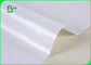 50gsm 60gsm Poly tráng giấy Kraft trắng tẩy trắng cho gói muối đường