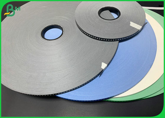 Cấp thực phẩm xẻ rãnh 60gsm 15mm Giấy rơm in màu đen để uống rơm