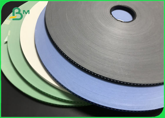 Giấy Kraft trắng 15mm xẻ rãnh 60gram 120gram Mg cho ống hút uống 6mm