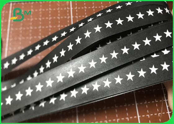 Giấy Kraft trắng 15mm xẻ rãnh 60gram 120gram Mg cho ống hút uống 6mm