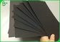 350GSM Bột gỗ tự nhiên của giấy Kraft đen để làm hộp quà tặng cao cấp