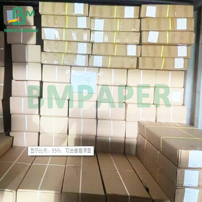 55gm 80mm * 75m trắng trắng POS biên lai giấy nhiệt Jumbo Roll