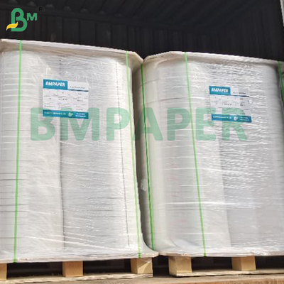 Giấy gói ống hút trắng thực phẩm 24g 28g 6000m, độ cứng tốt, dùng cho ống hút và bao bì ống hút