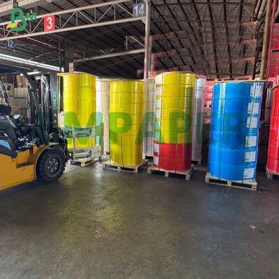 Cuộn giấy tự cacbon 48g đến 80gm Cuộn giấy không cacbon