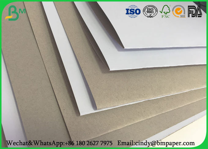 170gsm 180gsm 230 grs / M2  white side coated duplex board grey back suitable for inject print