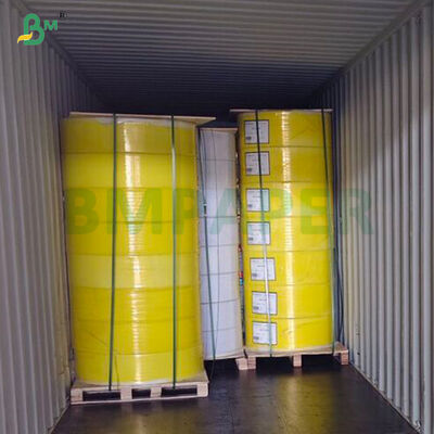 Màu trắng xanh vàng 78-85g giấy sao chép không cacbon 214mm 305mm 650mm In Roll