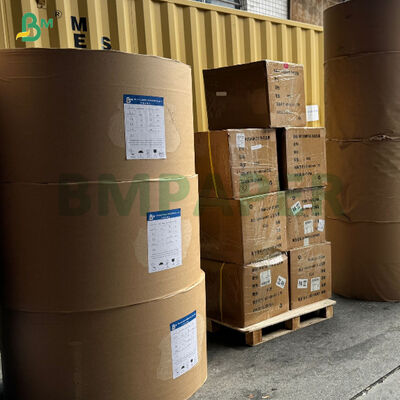 Nhãn màu trắng cao Độ bền ướt giấy kim loại cho bia / nhãn lon