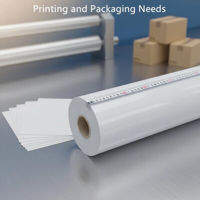 PE Coated Paper Constructed Using PE Coating Material Size Range 600mm to 1400mm Ideal for Printing and Packaging Needs