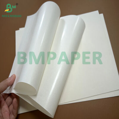 Giấy Kraft tráng 1 mặt tráng men trắng 60gsm 70gsm cho bao bì đường kính 60cm 72cm